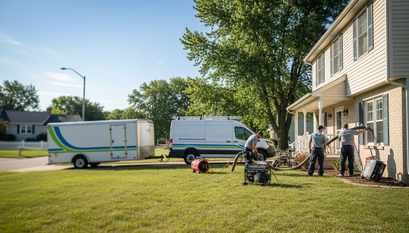 Flooded Basement Restoration And Cleanup With Repair in Lockport, IL near me